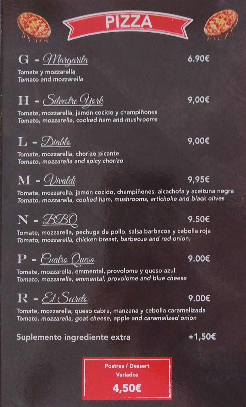Carta Pizza